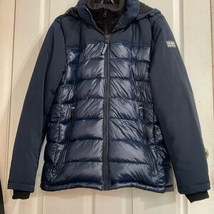 Nautica Men's Blue Puffer Jacket